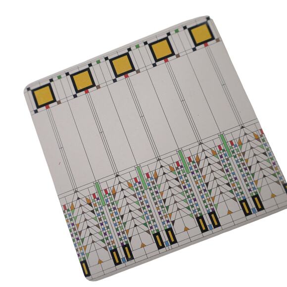 Vintage Frank Lloyd Wright Tree of Life Drink Coaster - Picture 2 of 3